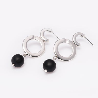 Anna Heino - Bubbles (Ohrringe mit Steinperle)